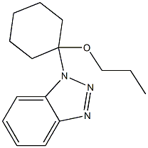 1-(1-Propoxycyclohexyl)-1H-benzotriazole