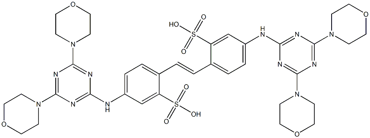 4,4'-Bis(4,6-dimorpholino-1,3,5-triazin-2-ylamino)-2,2'-stilbenedisulfonic acid