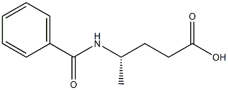 [S,(-)]-4-Benzoylaminovaleric acid Structure