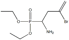 (1-Amino-3-bromo-3-butenyl)phosphonic acid diethyl ester Structure