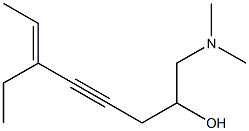 1-(Dimethylamino)-6-ethyl-6-octen-4-yn-2-ol