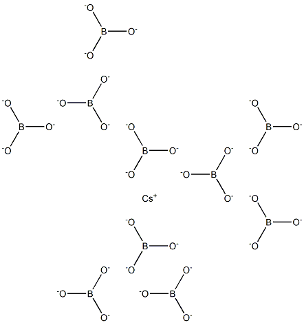 Cesium decaborate 结构式