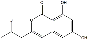 3-(2-Hydroxypropyl)-6,8-dihydroxy-1H-2-benzopyran-1-one Structure