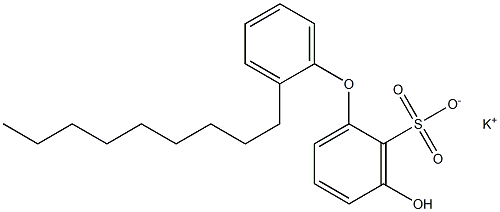 3-Hydroxy-2'-nonyl[oxybisbenzene]-2-sulfonic acid potassium salt,,结构式