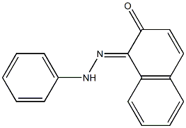 1,2-Naphthoquinone 1-(phenylhydrazone) Struktur