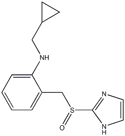 N-Cyclopropylmethyl-2-[(1H-imidazol-2-yl)sulfinylmethyl]aniline