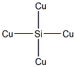 シランテトライル四銅(I) 化学構造式