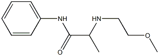  2-(2-Methoxyethylamino)-N-phenylpropionamide