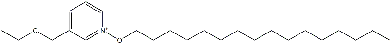 3-(Ethoxymethyl)-1-(hexadecyloxy)pyridinium Structure