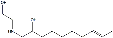 1-[(2-Hydroxyethyl)amino]-8-decen-2-ol,,结构式