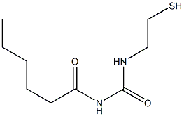 N-[(2-Mercaptoethyl)carbamoyl]hexanamide,,结构式