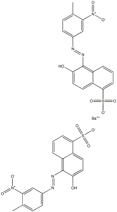 Bis[1-[(4-methyl-3-nitrophenyl)azo]-2-hydroxy-5-naphthalenesulfonic acid]barium salt|