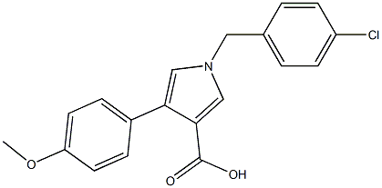 1-(4-Chlorobenzyl)-4-(4-methoxyphenyl)-1H-pyrrole-3-carboxylic acid