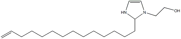 2-(13-Tetradecenyl)-4-imidazoline-1-ethanol Structure