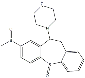 10,11-Dihydro-8-(methylsulfinyl)-10-(1-piperazinyl)dibenzo[b,f]thiepin 5-oxide