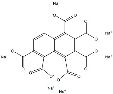 1,2,3,4,5,6-Naphthalenehexacarboxylic acid hexasodium salt Structure