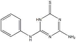 4-Amino-6-phenylamino-1,3,5-triazine-2(1H)-thione Structure