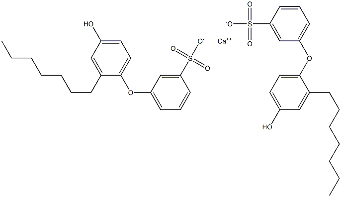  Bis(4'-hydroxy-2'-heptyl[oxybisbenzene]-3-sulfonic acid)calcium salt