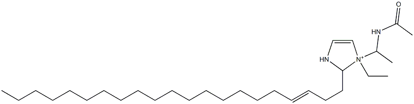 1-[1-(Acetylamino)ethyl]-1-ethyl-2-(3-henicosenyl)-4-imidazoline-1-ium,,结构式