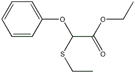 Phenoxy(ethylthio)acetic acid ethyl ester 结构式