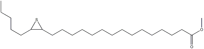 16,17-Epithiodocosanoic acid methyl ester Structure