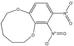 8,9-Dinitro-3,4,5,6-tetrahydro-2H-1,7-benzodioxonin,,结构式