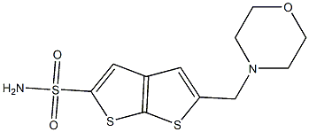 5-[Morpholinomethyl]thieno[2,3-b]thiophene-2-sulfonamide