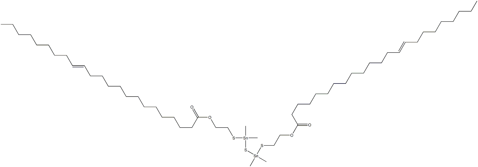 Bis[dimethyl[[2-(13-docosenylcarbonyloxy)ethyl]thio]stannyl] sulfide|