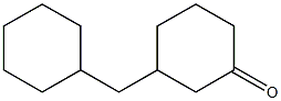 3-(Cyclohexylmethyl)cyclohexanone Structure