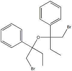 1-ブロモ-2-エトキシ-2-フェニルエタン 化学構造式