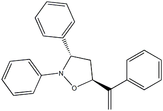 (3S,5S)-2,3-Diphenyl-5-(1-phenylethenyl)isoxazolidine Structure