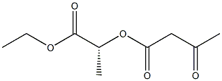 [R,(+)]-2-(Acetoacetyloxy)propionic acid ethyl ester Structure