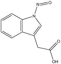 1-Nitroso-1H-indole-3-acetic acid Struktur