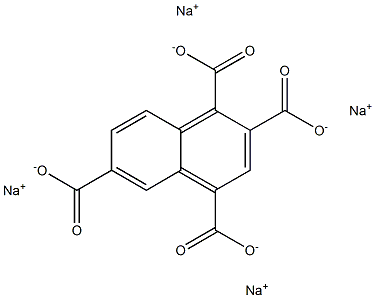 1,2,4,6-Naphthalenetetracarboxylic acid tetrasodium salt Structure