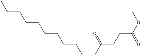 4-Oxopentadecanoic acid methyl ester Structure