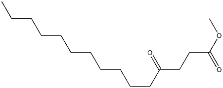 4-Oxopentadecanoic acid methyl ester,,结构式