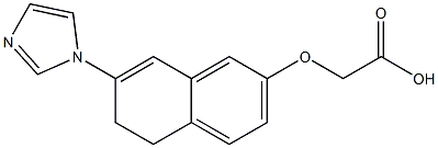 [[5,6-Dihydro-7-(1H-imidazol-1-yl)naphthalen]-2-yloxy]acetic acid