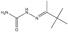 1,1,1-Trimethylacetone semicarbazone Structure