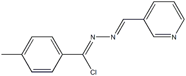  3-Pyridinecarbaldehyde [chloro(4-methylphenyl)methylene]hydrazone