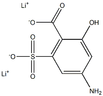 4-Amino-6-sulfosalicylic acid dilithium salt