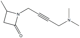 1-(4-(Dimethylamino)-2-butynyl)-4-methylazetidin-2-one|