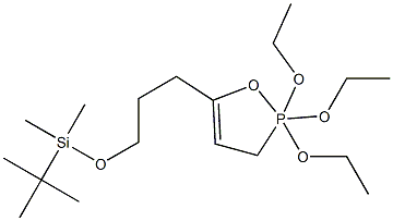 2,3-Dihydro-2,2,2-triethoxy-5-[3-(tert-butyldimethylsilyloxy)propyl]-2H,2H-1,2-oxaphosphole|