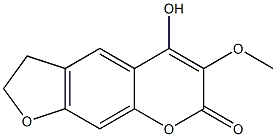 2,3-Dihydro-5-hydroxy-6-methoxy-7H-furo[3,2-g][1]benzopyran-7-one|