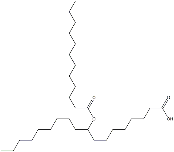 9-Dodecanoyloxystearic acid Structure