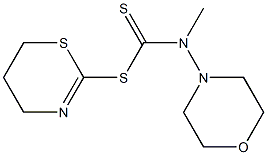 Methyl(morpholino)dithiocarbamic acid (5,6-dihydro-4H-1,3-thiazin)-2-yl ester|