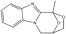 4,5-Dihydro-1-methyl-1,4-epoxy-1H,3H-[1,4]oxazepino[4,3-a]benzimidazole Structure