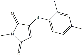 2-(2,4-Dimethylphenylthio)-N-methylmaleimide|