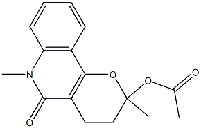  2-Acetoxy-2,6-dimethyl-3,4-dihydro-2H-pyrano[3,2-c]quinolin-5(6H)-one