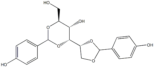  1-O,2-O:3-O,5-O-Bis(4-hydroxybenzylidene)-L-glucitol