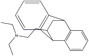 N,N-Diethyl-9,10-dihydro-9,10-ethanoanthracene-11-ethanamine Struktur